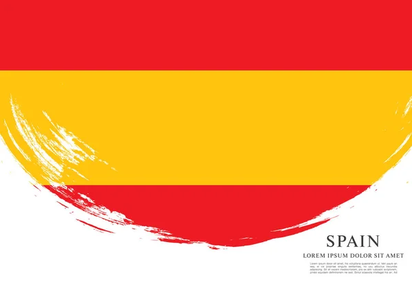 Spanish flag background — Stock Vector