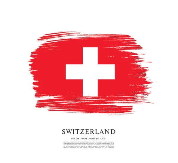 Σημαία της Ελβετίας φόντο — Διανυσματικό Αρχείο
