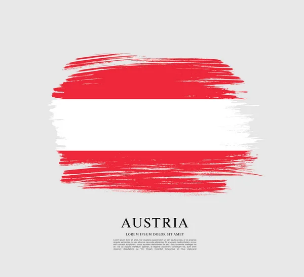 Bandeira da Áustria fundo — Vetor de Stock