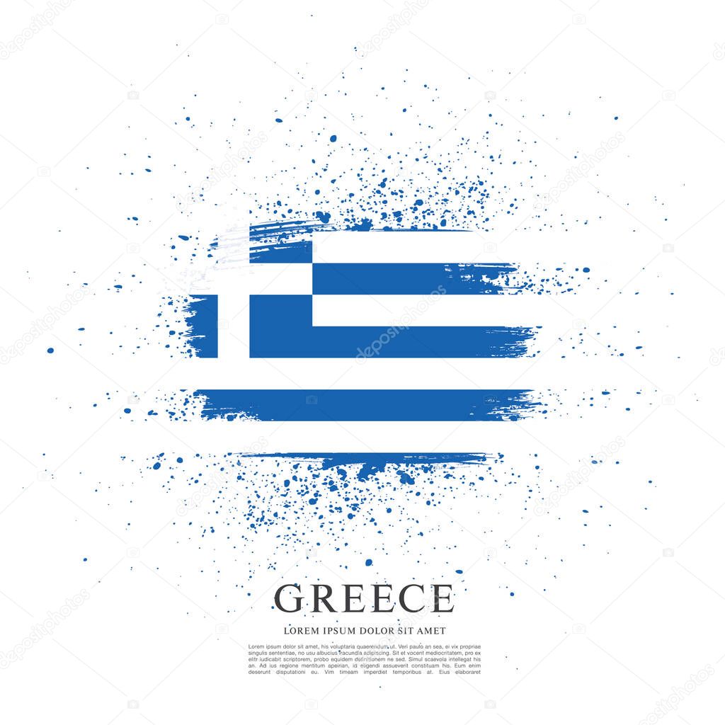 Flag of Greece background