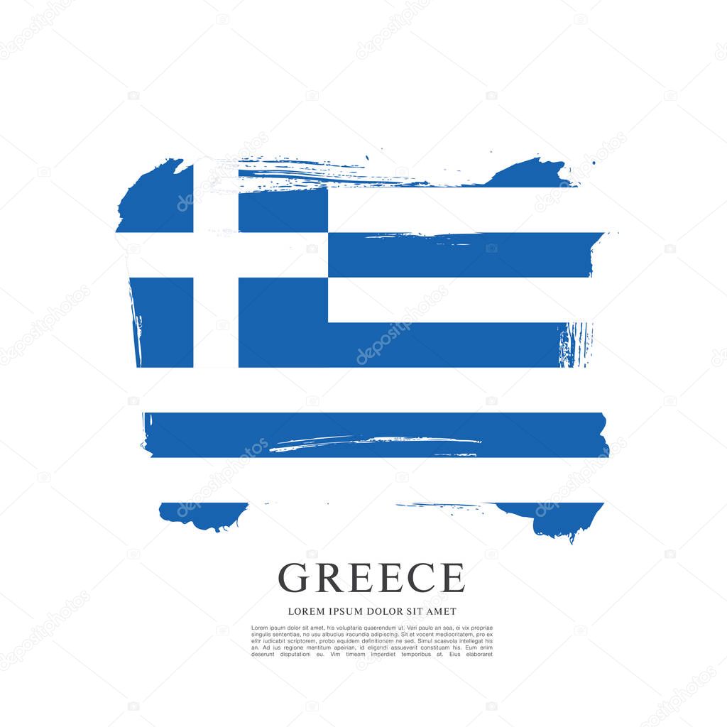 Flag of Greece background