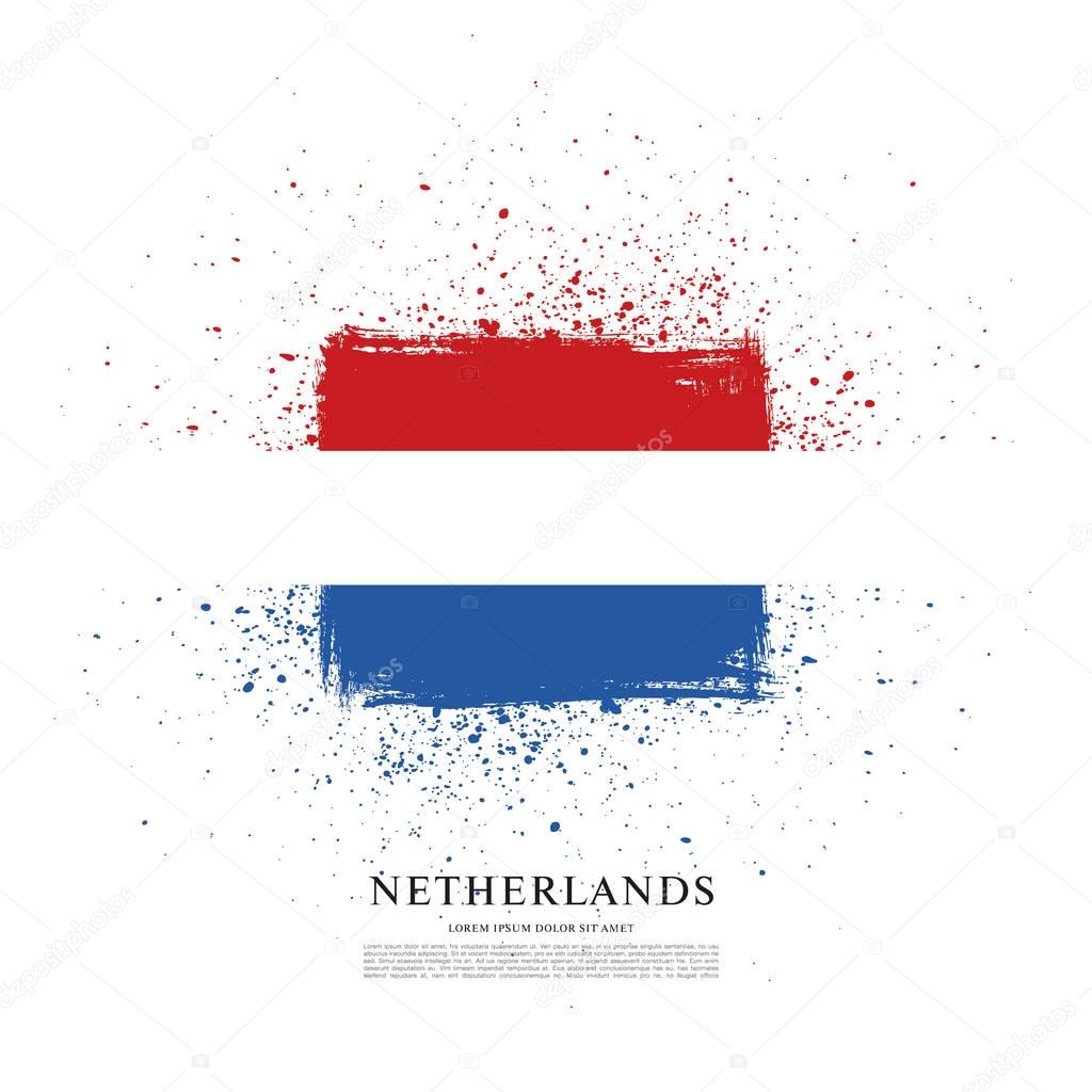 Flag of Netherlands background