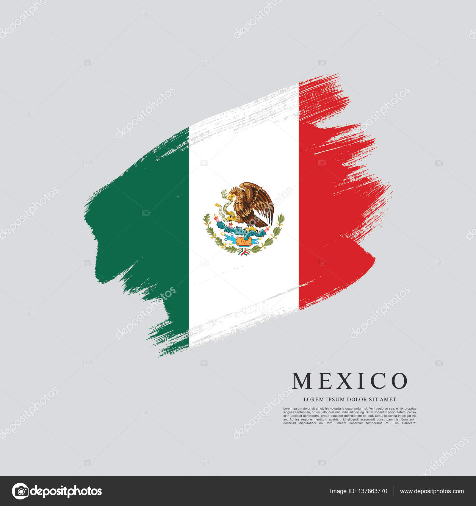 Mexican flag banner template \u2014 Stock Vector \u00a9 Igor_Vkv 137863770 Mexican flag banner template \u2014 Stock Vector \u00a9 Igor_Vkv 137863770