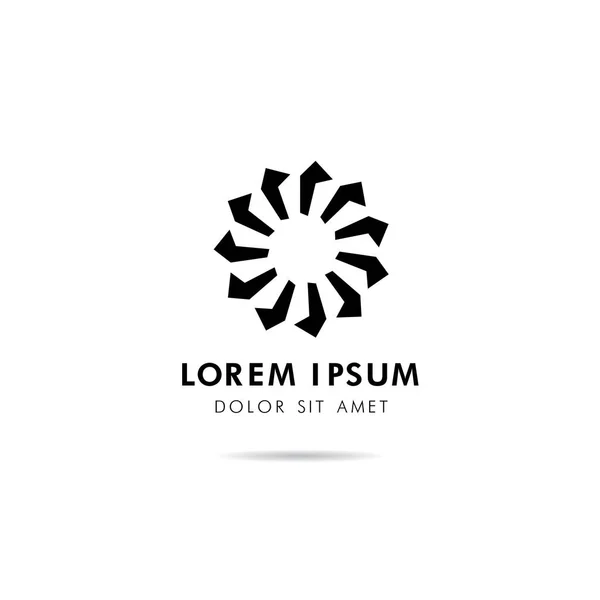 Abstraktní cyklickém obchodním logo — Stockový vektor