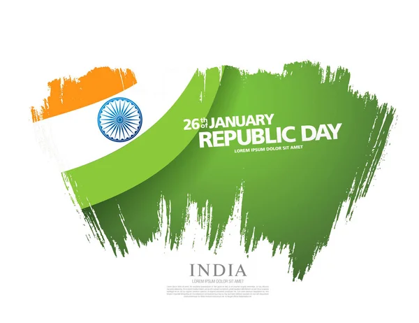 Den republiky Indie — Stockový vektor