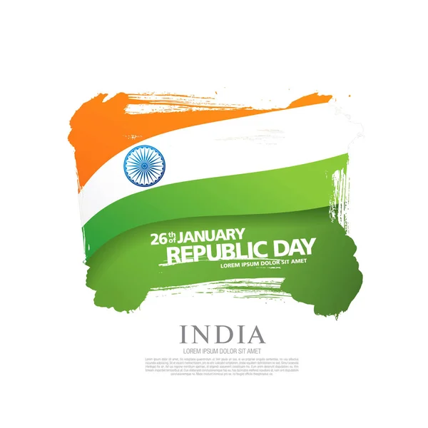Ημέρα της Δημοκρατίας της Ινδίας — Διανυσματικό Αρχείο