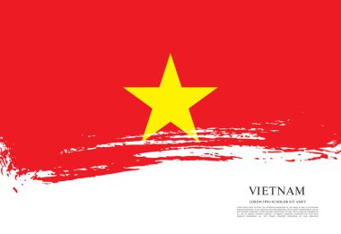 Vietnam banner şablon bayrağı