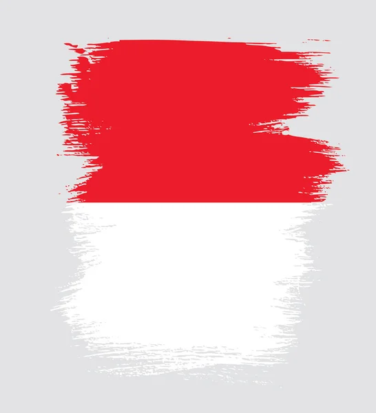 Bandera de Indonesia — Vector de stock