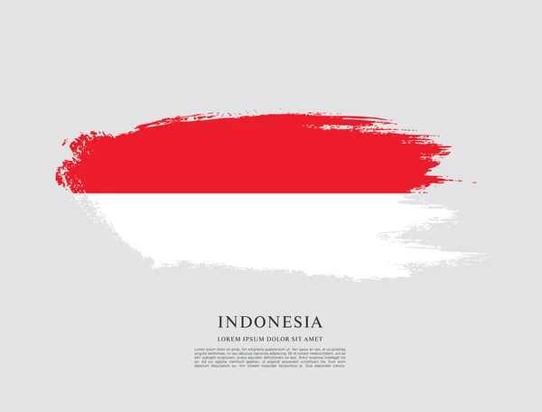 Flag of Indonesia banner — Stock Vector