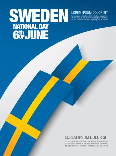 Nationale dag wenskaart — Stockvector