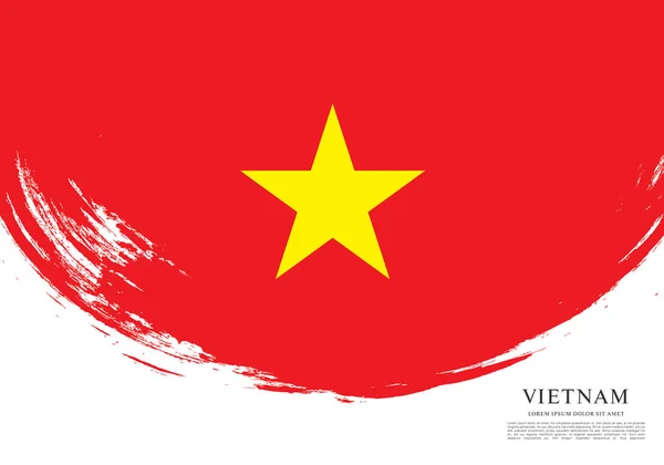 Σημαία του Βιετνάμ πρότυπο banner — Διανυσματικό Αρχείο