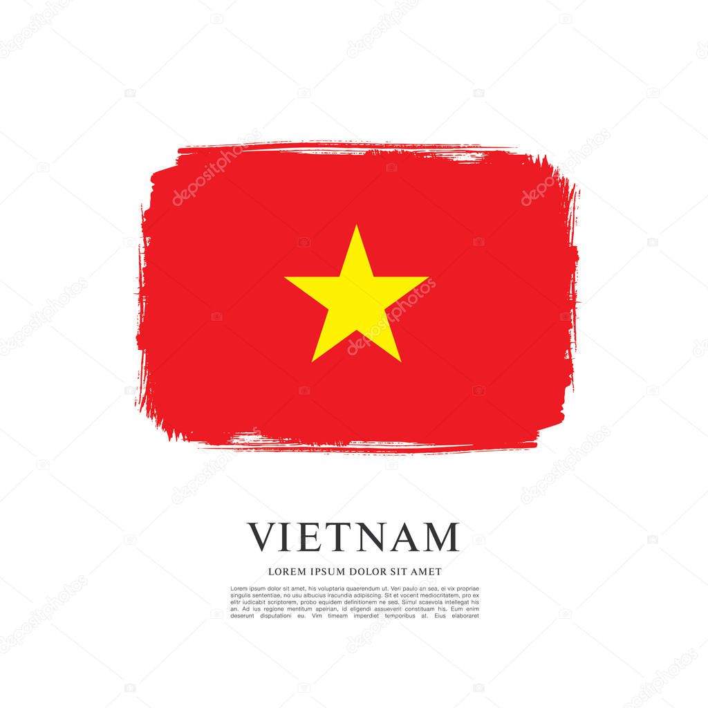 Download Flag of Vietnam banner template — Stock Vector © Igor_Vkv ...