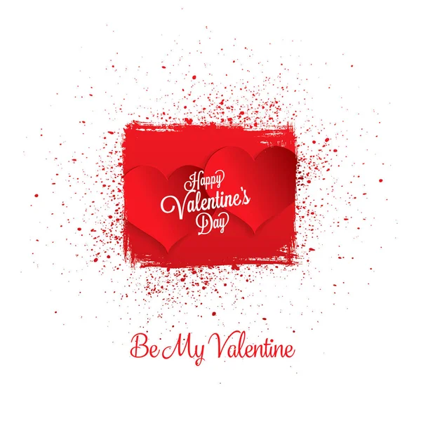 Valentine day greeting card — Stock Vector