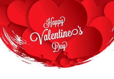 Sevgililer günü tebrik kartı. 