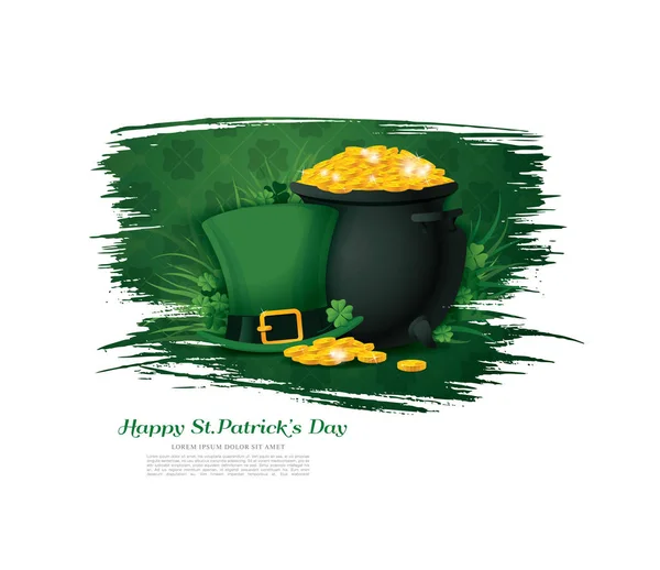 Feliz día de San Patricio . — Vector de stock