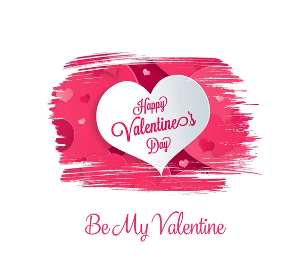 Valentine's greeting card. — Stock Vector