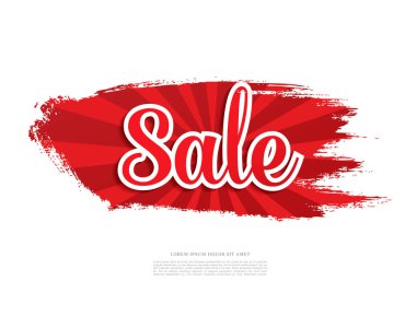 Satış afişi şablonu tasarımı