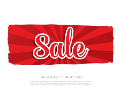 Satış afişi şablonu tasarımı