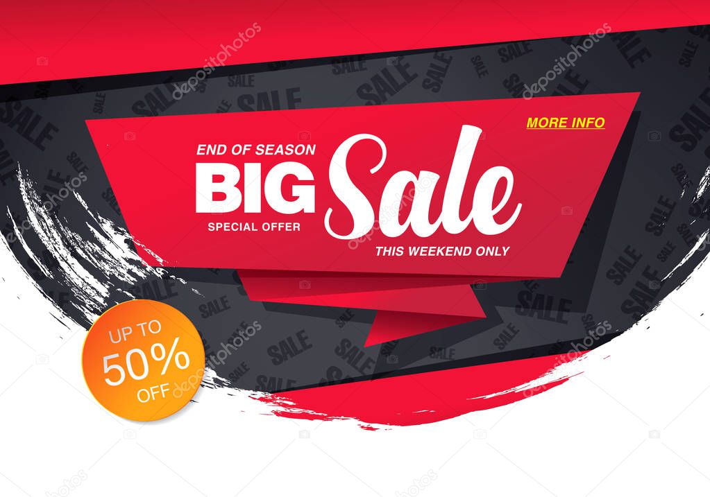 sale banner template design