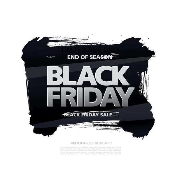Salgsbanner for Black Friday – stockvektor