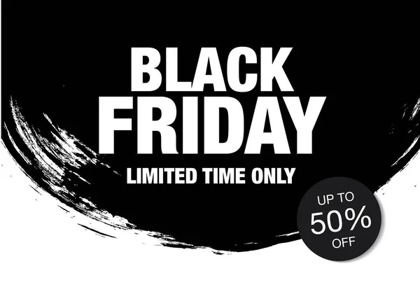 Banner de venda para Black Friday —  Vetores de Stock