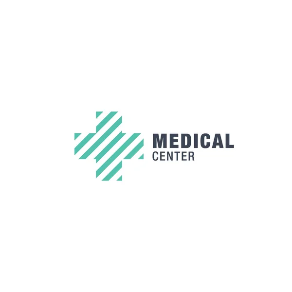 Medicine logo design — Stock Vector