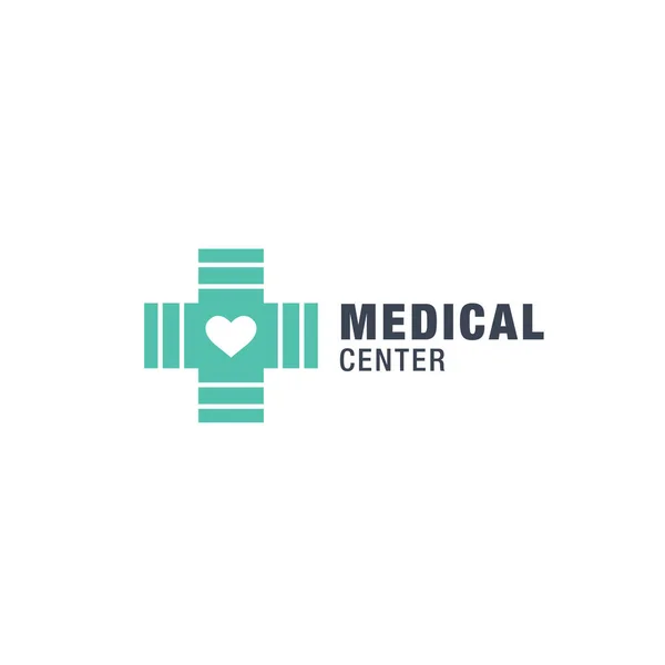 Orvostudomány logo tervezés — Stock Vector