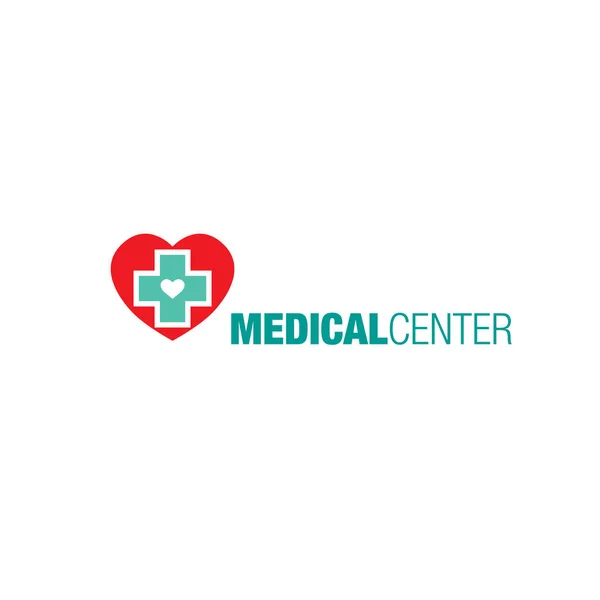 Дизайн логотипу медицини — стоковий вектор