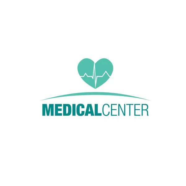 Medicine logo design — Stock Vector