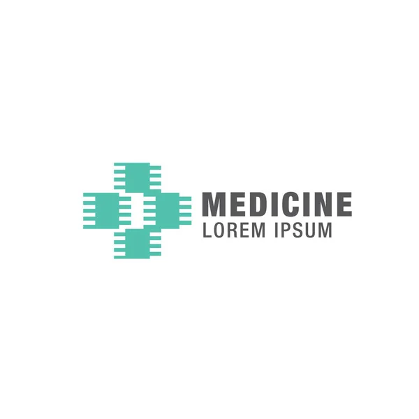 Medizin-Logo-Design — Stockvektor