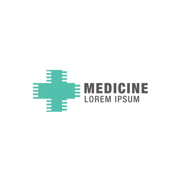 Medizin-Logo-Design — Stockvektor