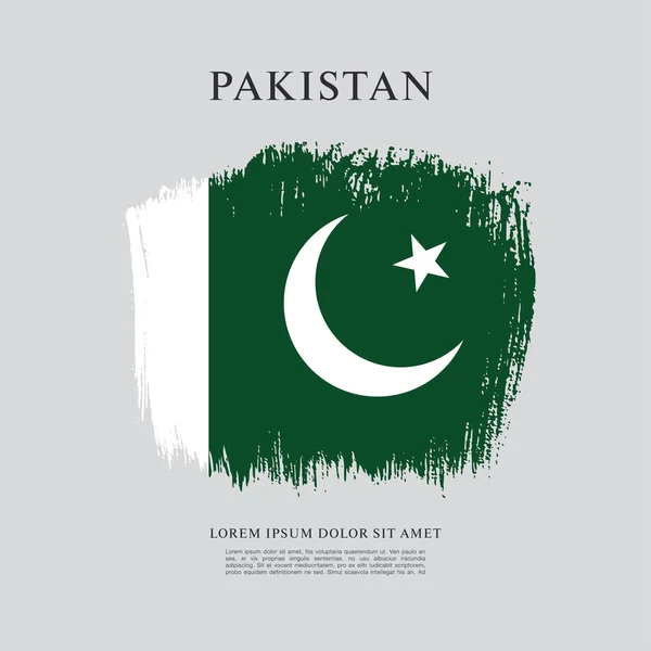 Прапор Пакистану — стоковий вектор
