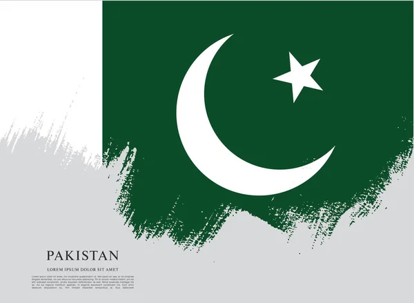 Flag of pakistan banner — Stock Vector