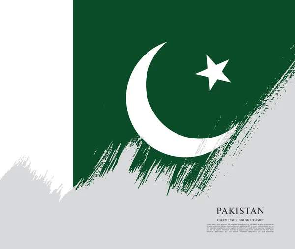 Bandeira da bandeira do Paquistão —  Vetores de Stock