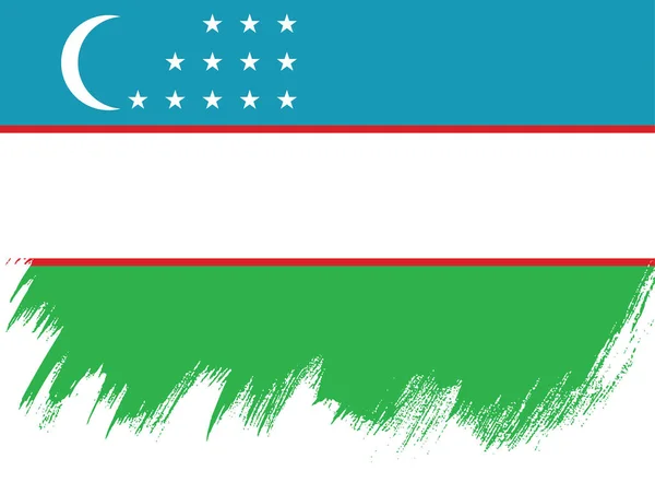 Bandera de Uzbekistán — Archivo Imágenes Vectoriales