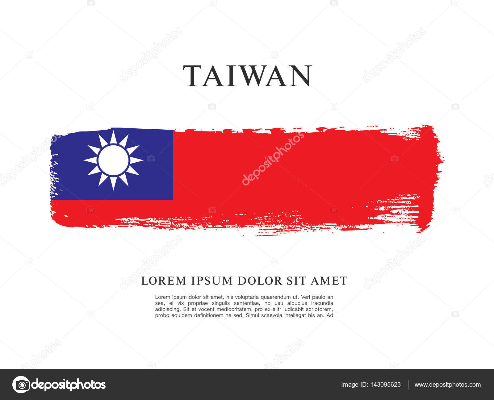 Download Flag of taiwan banner — Stock Vector © Igor_Vkv #143095623