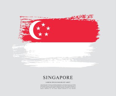 Singapur afiş bayrağı