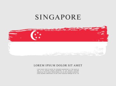 Singapur afiş bayrağı