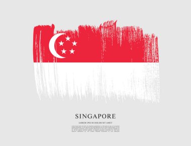 Singapur afiş bayrağı