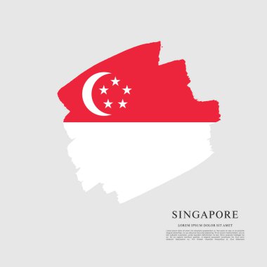 Singapur afiş bayrağı