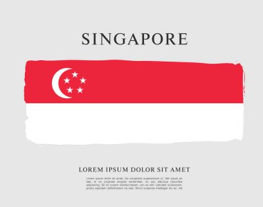 Singapur afiş bayrağı