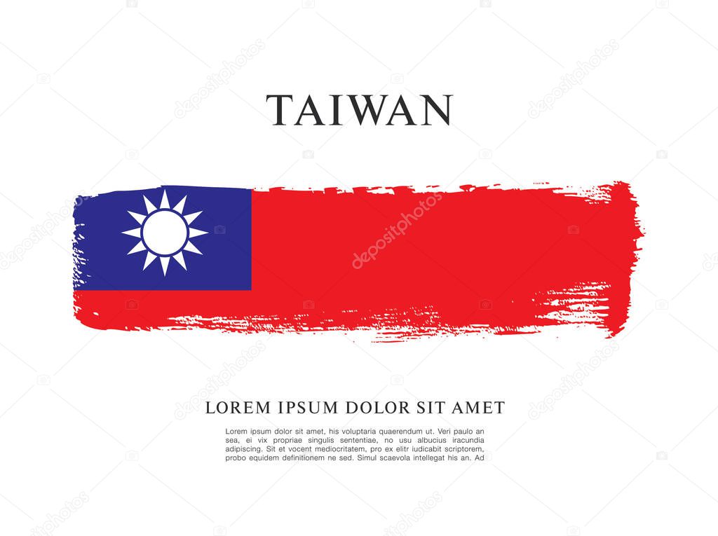Download Flag of taiwan banner — Stock Vector © Igor_Vkv #143095623