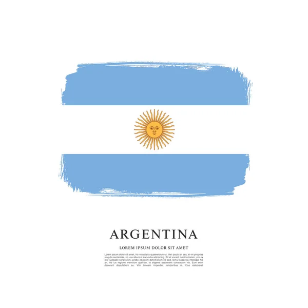 Σημαία της Αργεντινής πρότυπο — Διανυσματικό Αρχείο