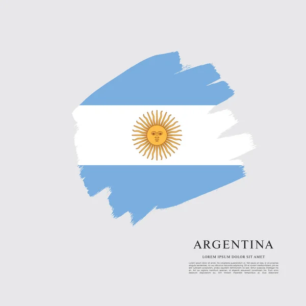 Bandeira do modelo da Argentina — Vetor de Stock
