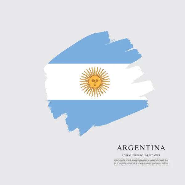 Modèle de Drapeau de l'Argentine — Image vectorielle