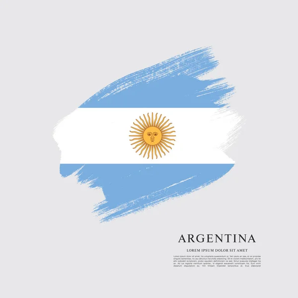 Modèle de Drapeau de l'Argentine — Image vectorielle