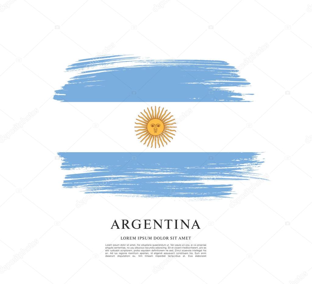 Flag of Argentina template