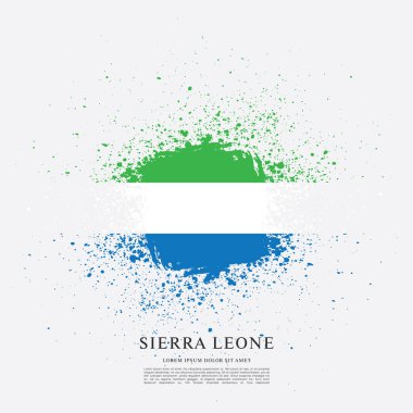 Sierra leone şablon bayrağı 