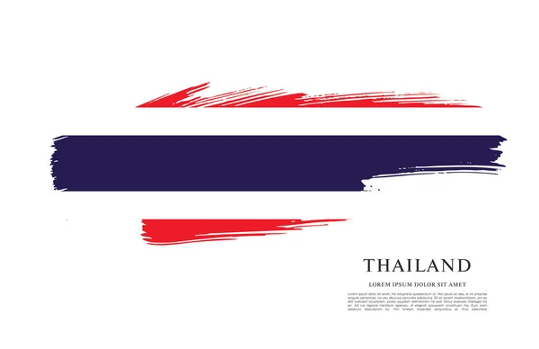 国旗的泰国模板 — 图库矢量图片