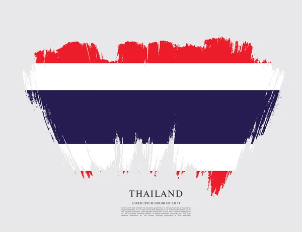 stock vector Flag of Thailand template